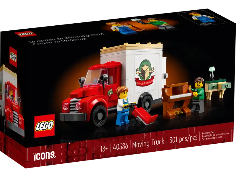 Lego Icons - Moving Truck (40586) Exclusive Building Toy Low Stock 1