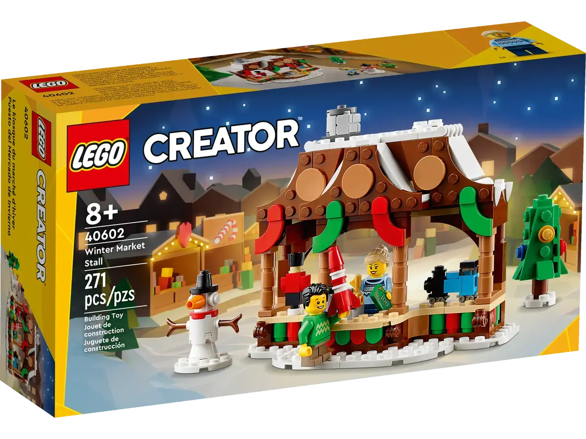 Lego Creator (Christmas Holiday) Winter Market Stall - Exclusive Building Toy (40602) Low Stock 1