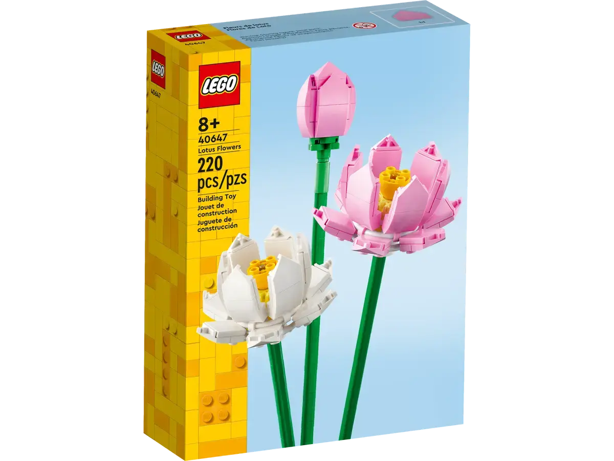 Lego Exclusives - Lotus Flowers - Building Toy (40647) Low Stock 1