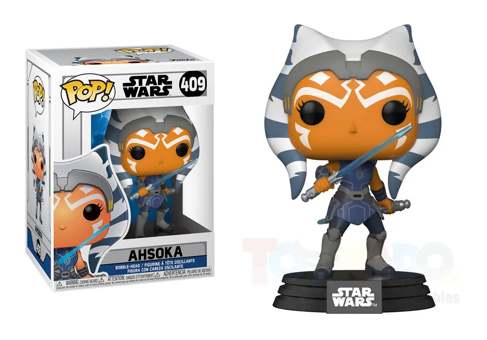 [Pre-Order] Funko Pop! Star Wars #409 - The Clone Wars - Ahsoka Vinyl Figure (52023) Low Stock 1