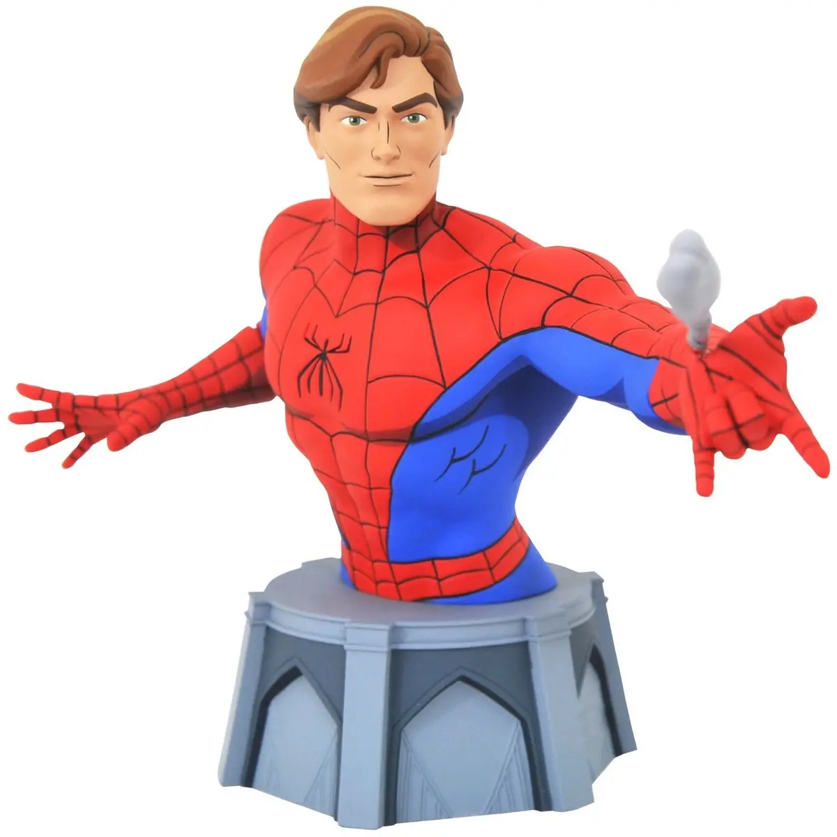 Diamond Select - Marvel - Spider-Man Animated Series - Peter Parker Unmasked Exclusive Bust (84029) Low Stock 1