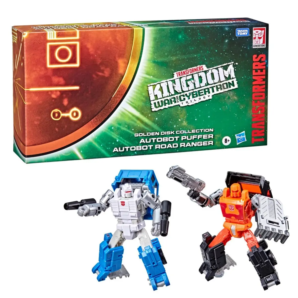 Transformers War For Cybertron Golden Disk Collection Chapter 1 Autobot Road Ranger & Autobot Puffer F2820 1