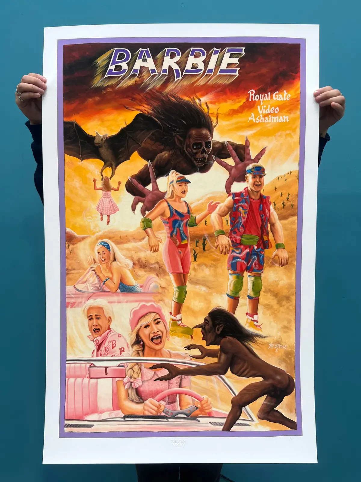Barbie - Limited Edition Archival Giclée Print From Static Medium By Stoger 1