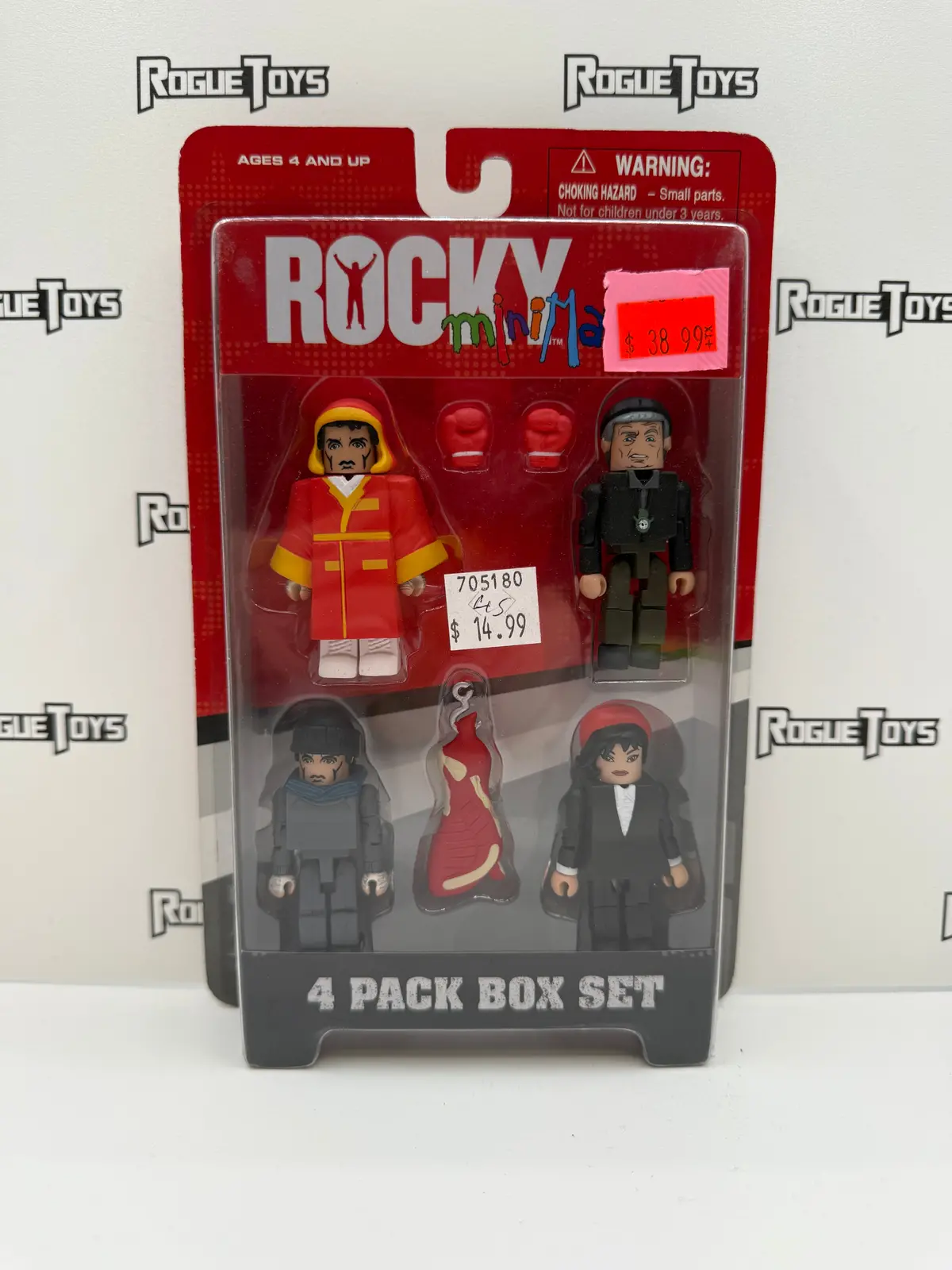 Diamond Select Toys Rocky Minimates Boxing Gear Rocky / Adrian / Mickey / Workout Rocky 4-Pack 1