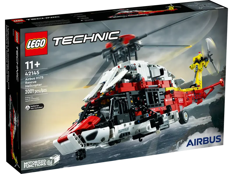 Lego Technic Airbus H175 Rescue Helicopter (42145) Building Toy Low Stock 1