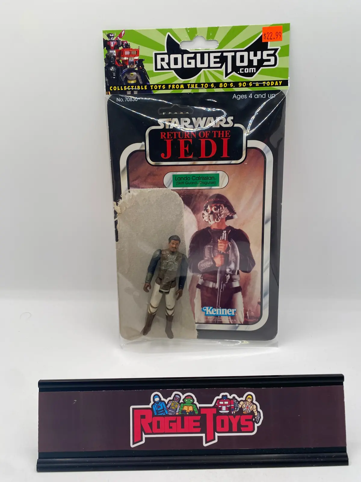 Kenner Star Wars: Return Of The Jedi Lando Calrissian (Skiff Guard Disguise) (Incomplete With Original Card) 1