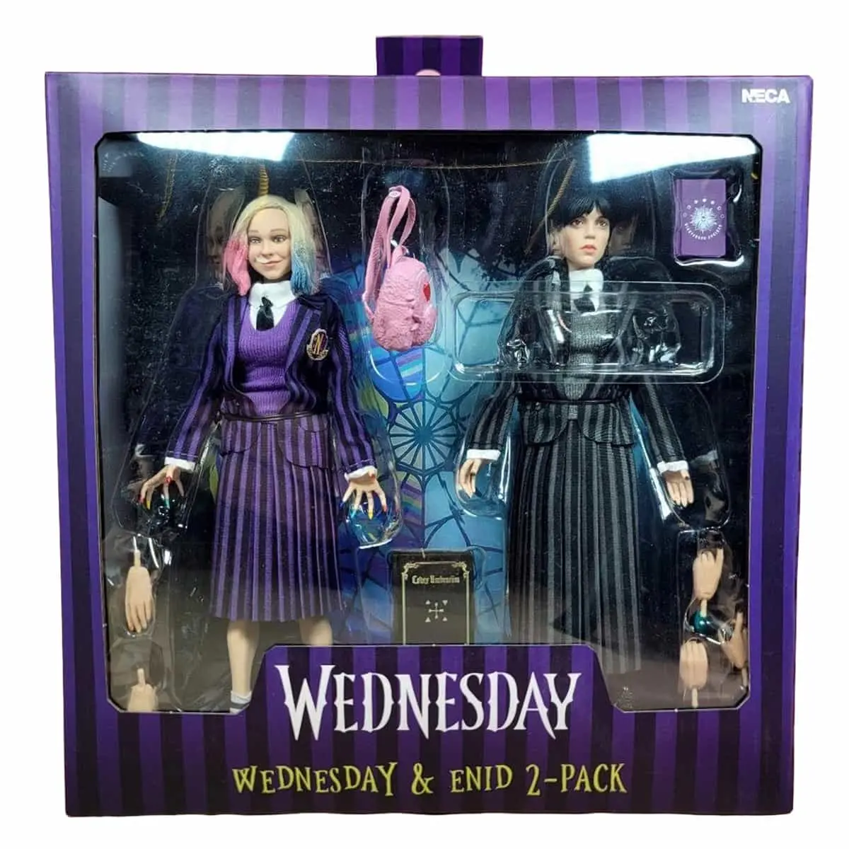 Neca - Ultimate Wednesday & Enid (Nevermore Uniforms) Action Figures 2-Pack (42420) Low Stock 1
