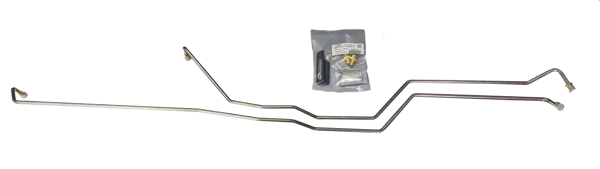 94.5-97 7.3L Cnc Fab E4od Transmission Cooler Stainless Line Kit - 425005 1