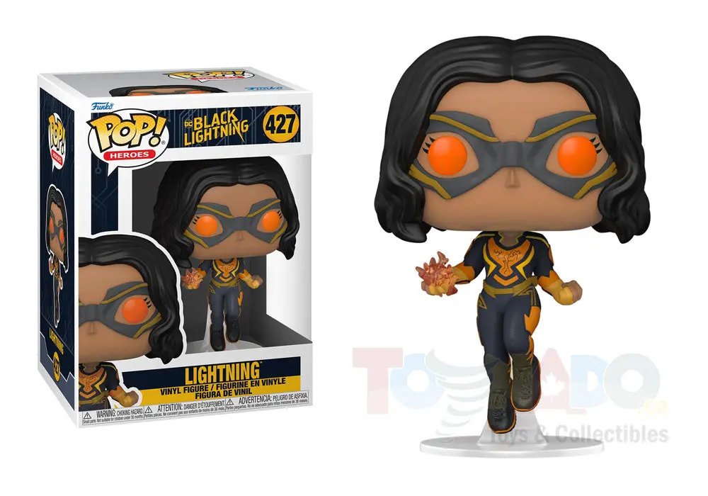 Funko Pop! Heroes #427 - Black Lightning - Lightning Vinyl Figure 1
