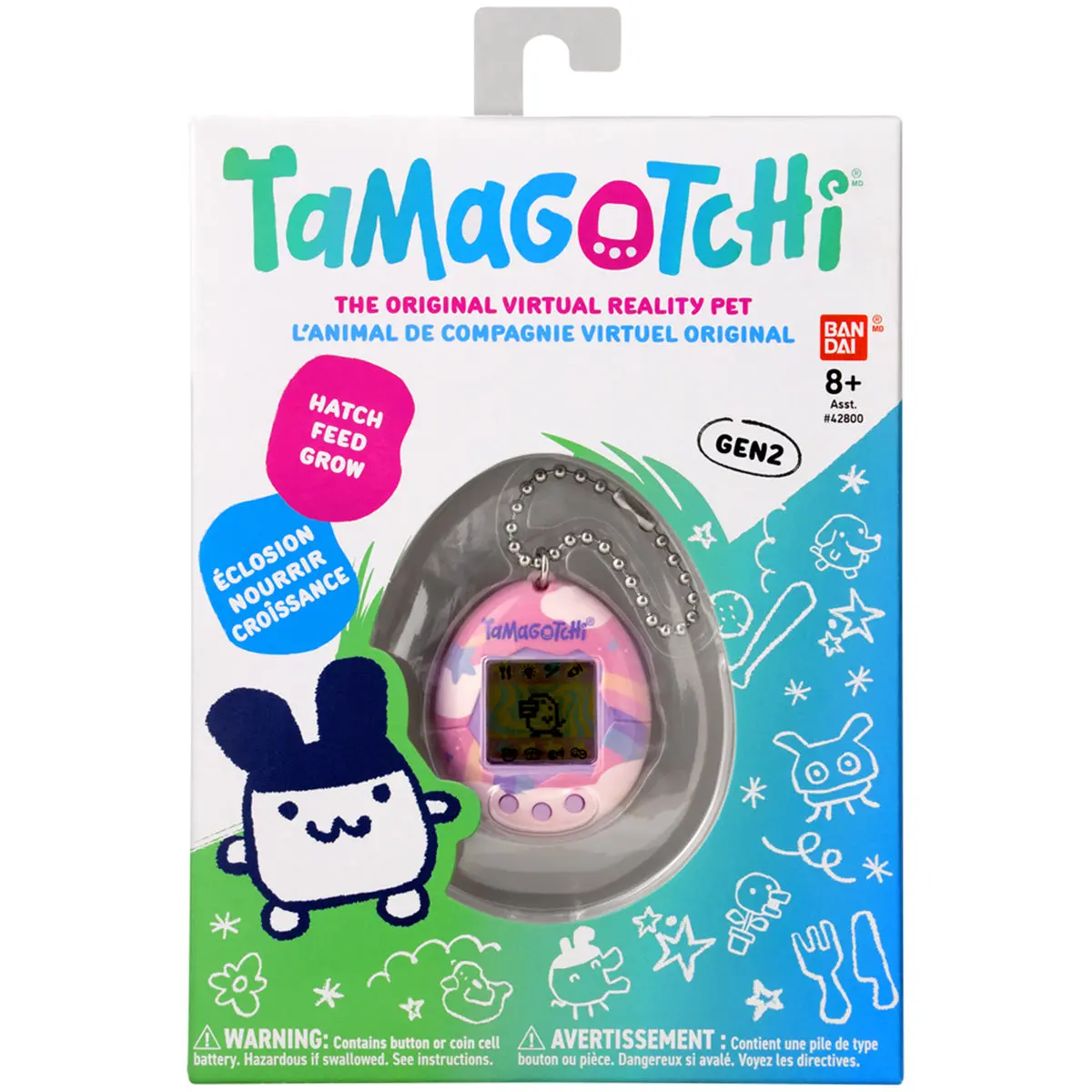 Bandai - The Original Tamagotchi (Gen 2) Dreamy Portable Electronic Game (42924) 1