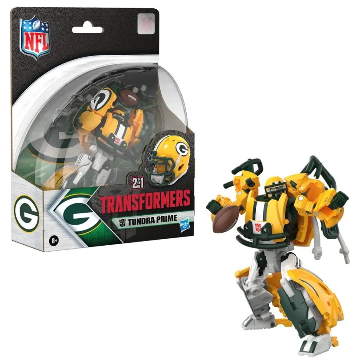 Transformers: Collaborative - Nfl - Green Bay Packers - Tundra Prime Action Figure / Helmet (G2335) Low Stock 1