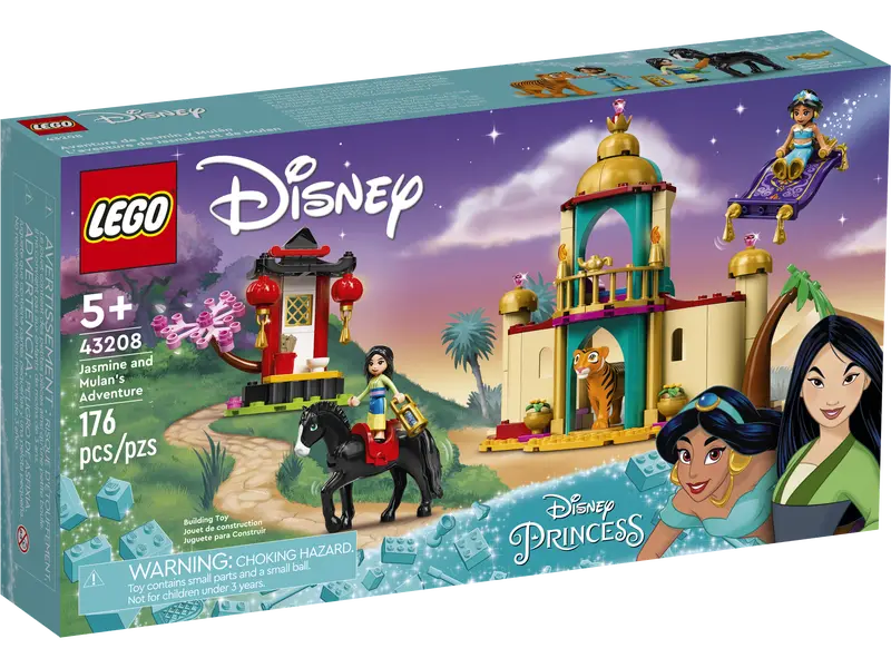 Lego Disney - Jasmine And Mulan’S Adventure (43208) Building Toy Low Stock 1
