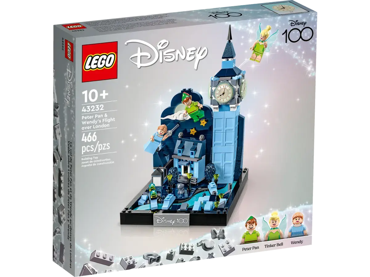 Lego Disney - Disney 100 - Peter Pan & Wendy'S Flight Over London Building Toy (43232) Low Stock 1
