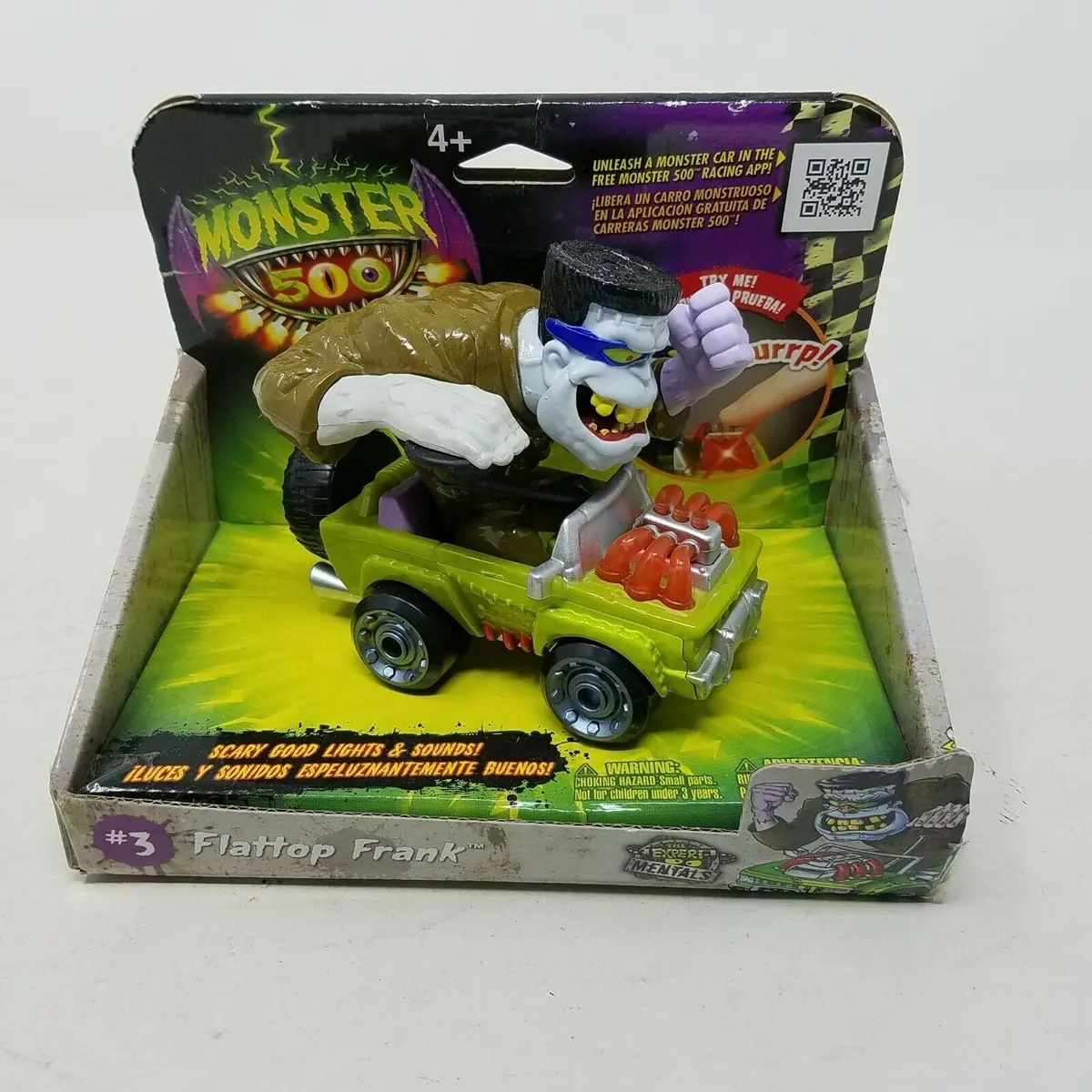 Creata Monsters 500 Flat Top Frank #3 Lights Sounds Truck Toys R Us Large 2013 1