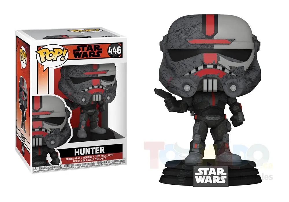 Funko Pop! Star Wars #446 - Star Wars: The Bad Batch - Hunter Vinyl Figure Low Stock 1