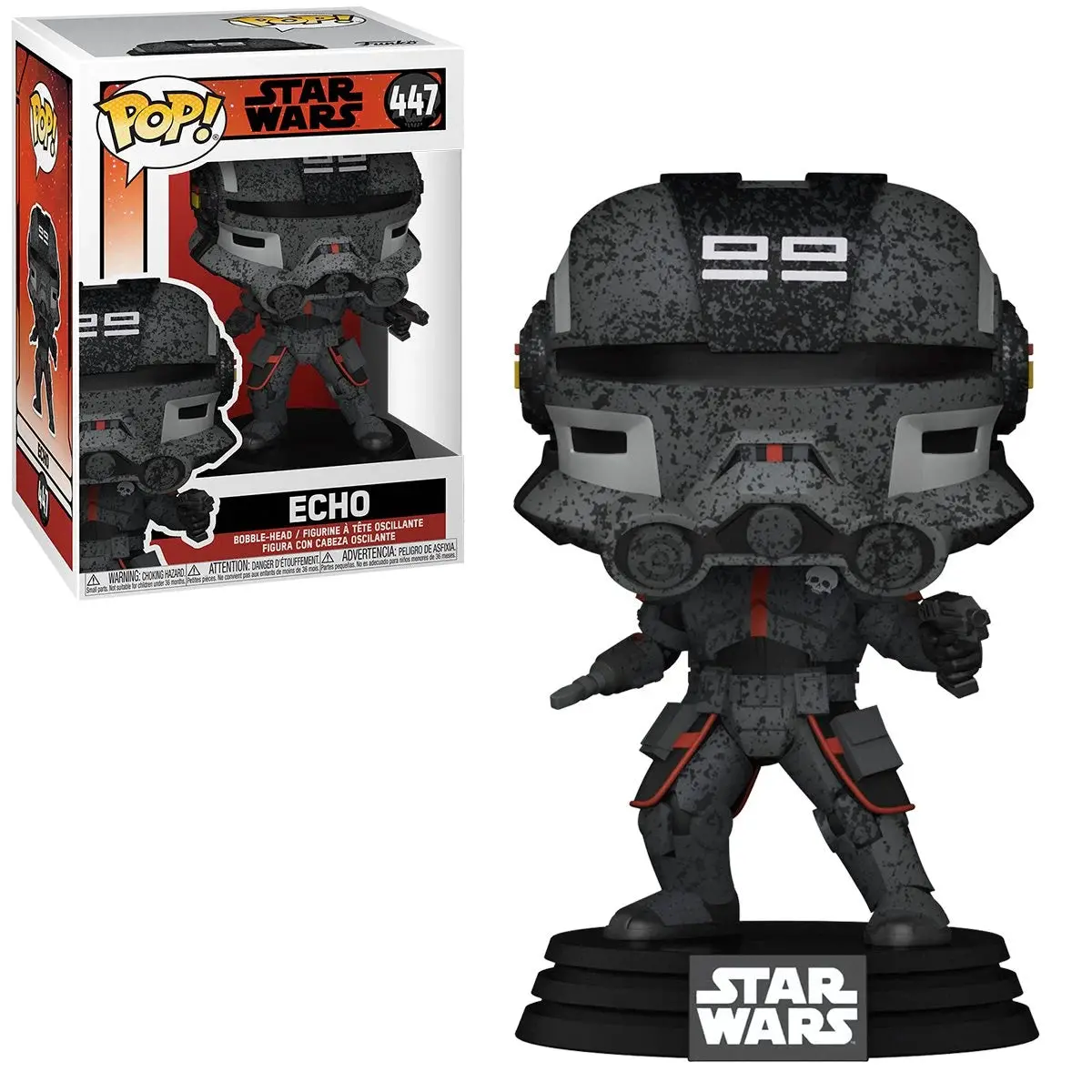 Funko Pop! Star Wars #447 - Star Wars: The Bad Batch - Echo Vinyl Figure Last One! 1