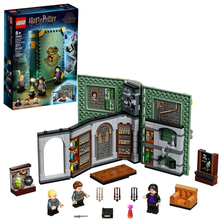 Lego Harry Potter/Wizarding World - Hogwarts Moment: Potions Class Playbook Building Toy Set (76383) Last One! 1