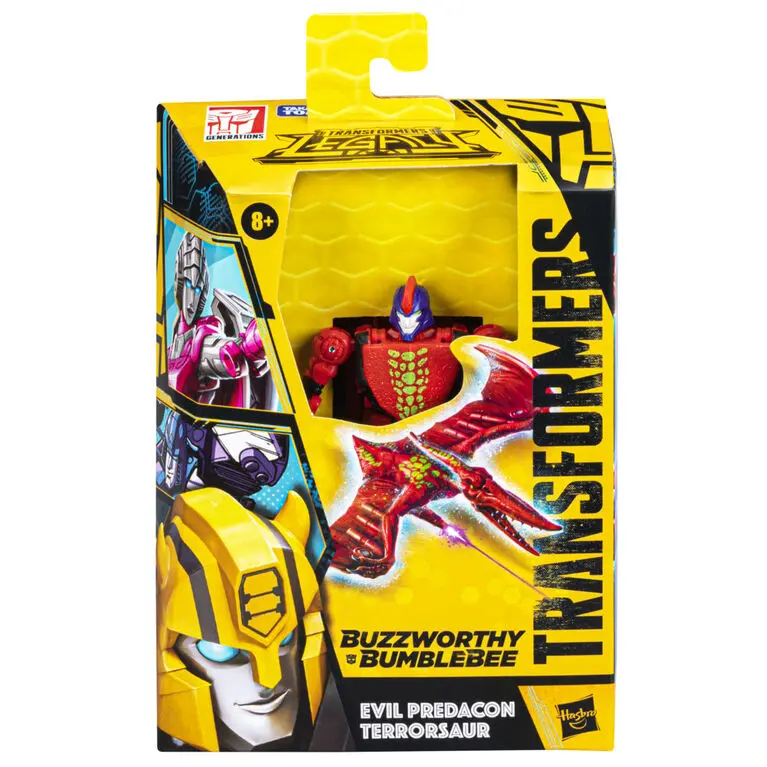Transformers - Buzzworthy Bumblebee - Deluxe Evil Predacon Terrorsaur Exclusive Action Figure (F4105) Low Stock 1