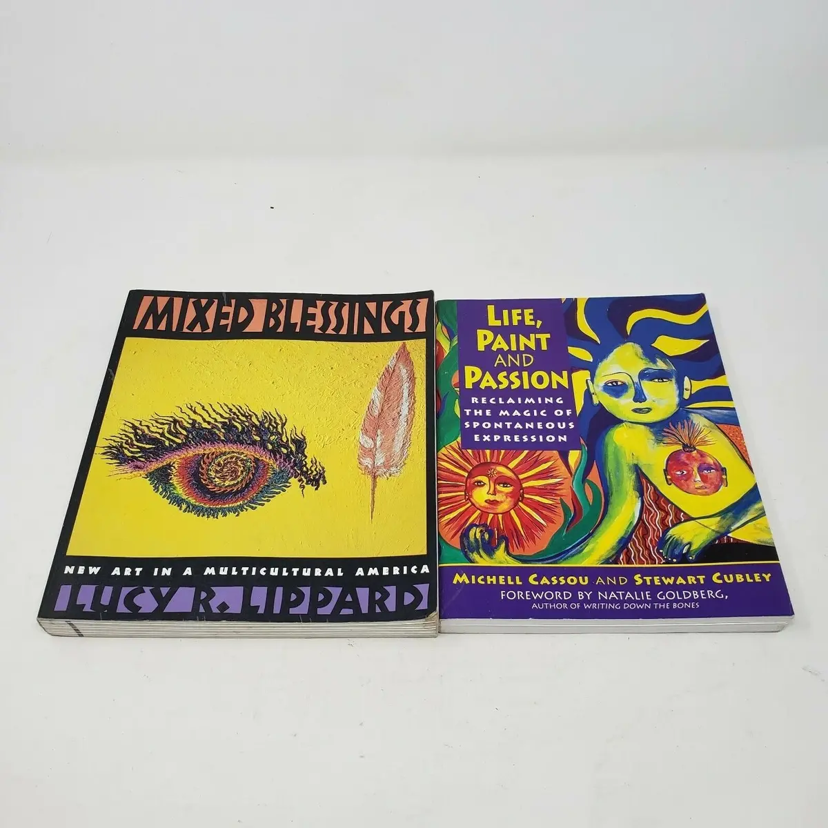 Mixed Blessings + Life Paint & Passion Magic Of Spontaneous Expression Books Lot 1