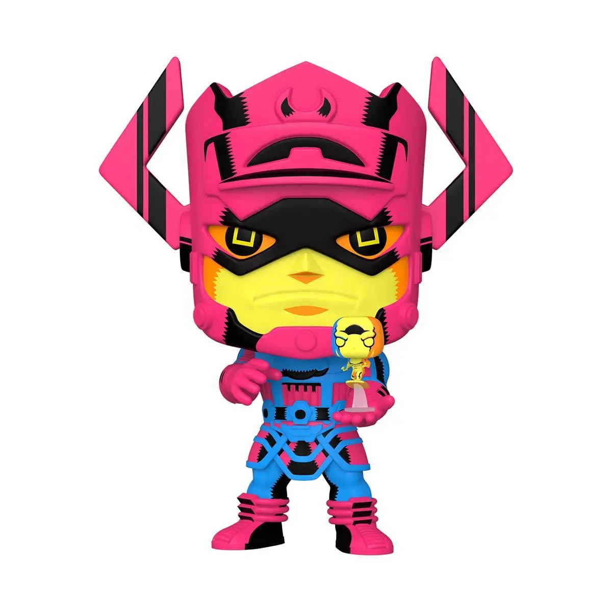 Funko Pop Marvel 809 Fantastic Four: 10-Inch Galactus With Silver Surfer (Black Light Version) Px Previews Exclusive Low Stock 2