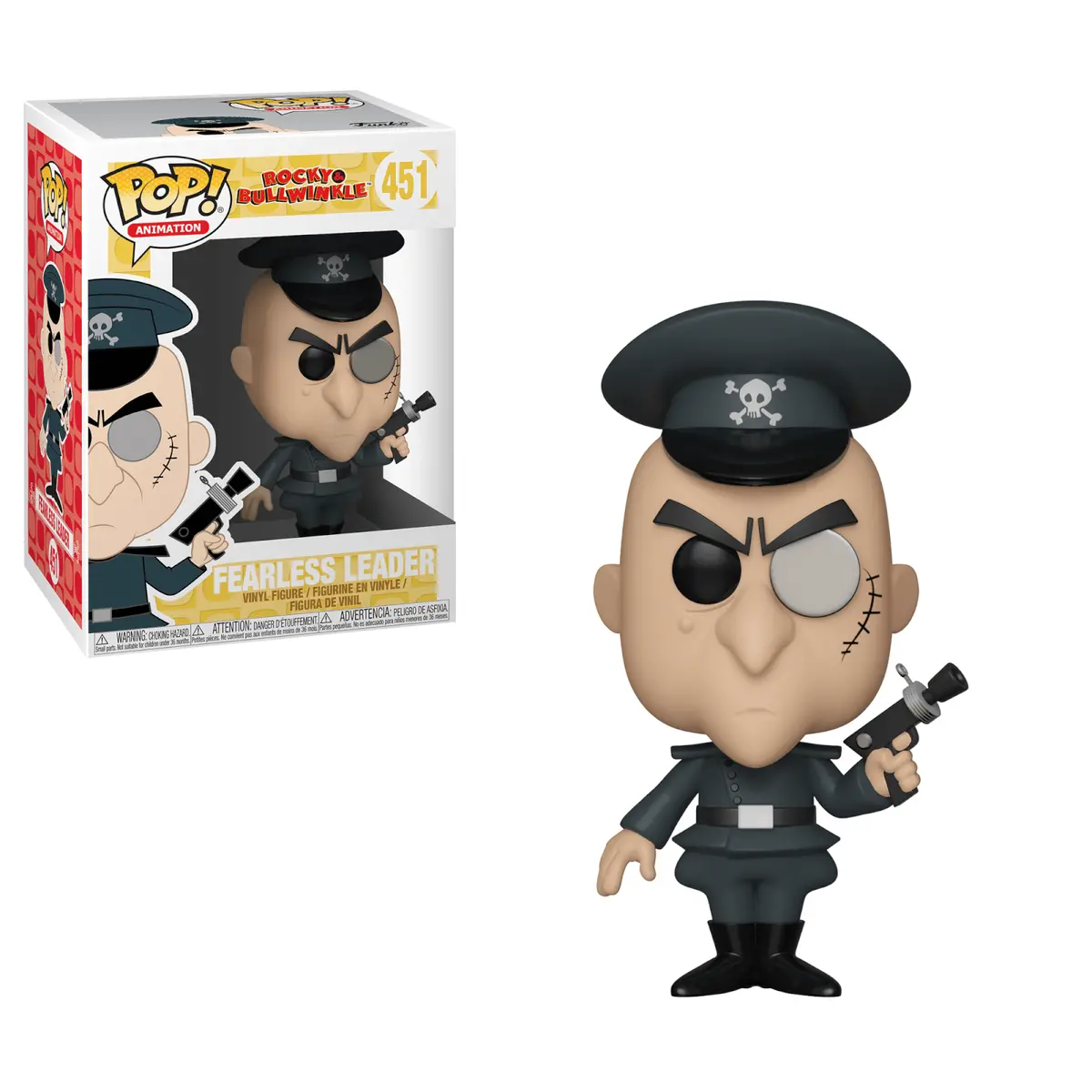 Funko Pop! Animation - Rocky & Bullwinkle #451 - Fearless Leader Vinyl Figure 1