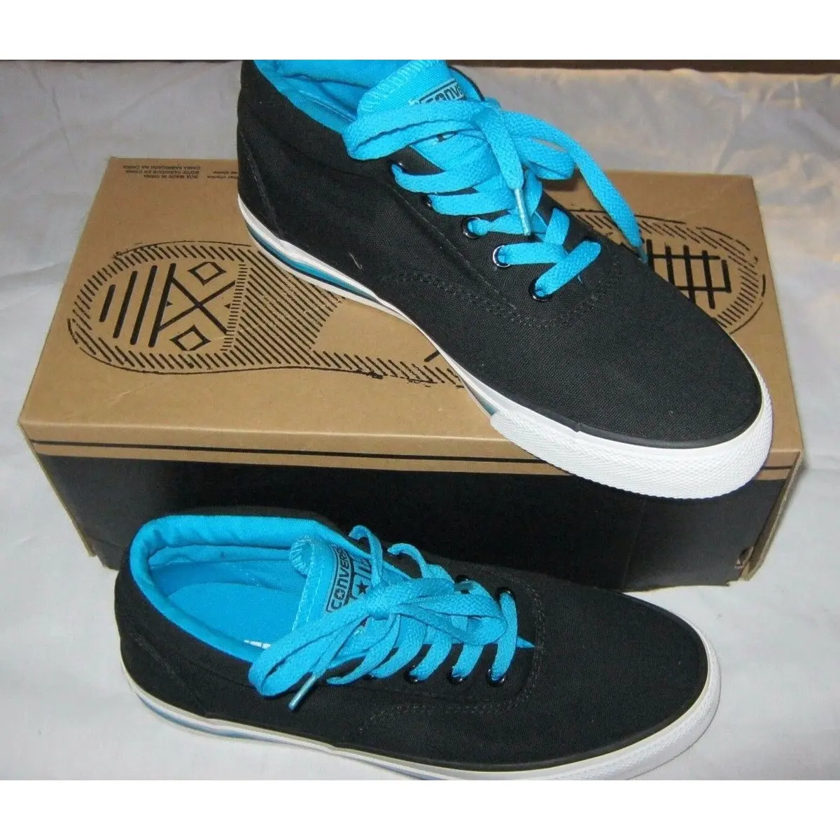 Converse Cons Lo Top Sneakers Shoes Skateboarding B Boston Mens 8 Womens 9.5 1
