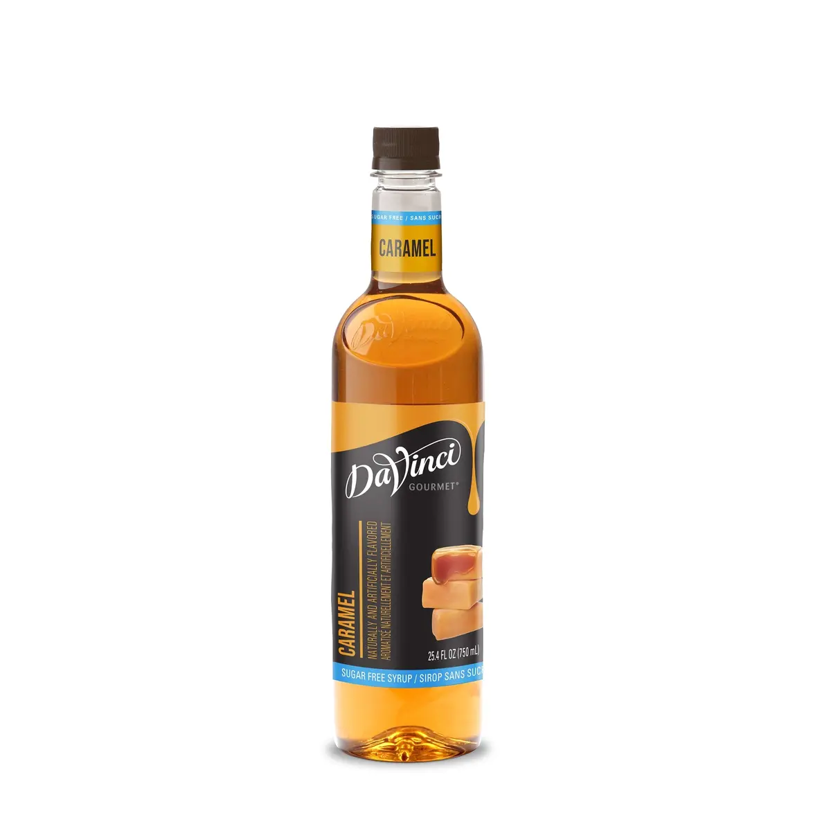 Sugar-Free Caramel Syrup - 12 X 750 Ml Plastic 1