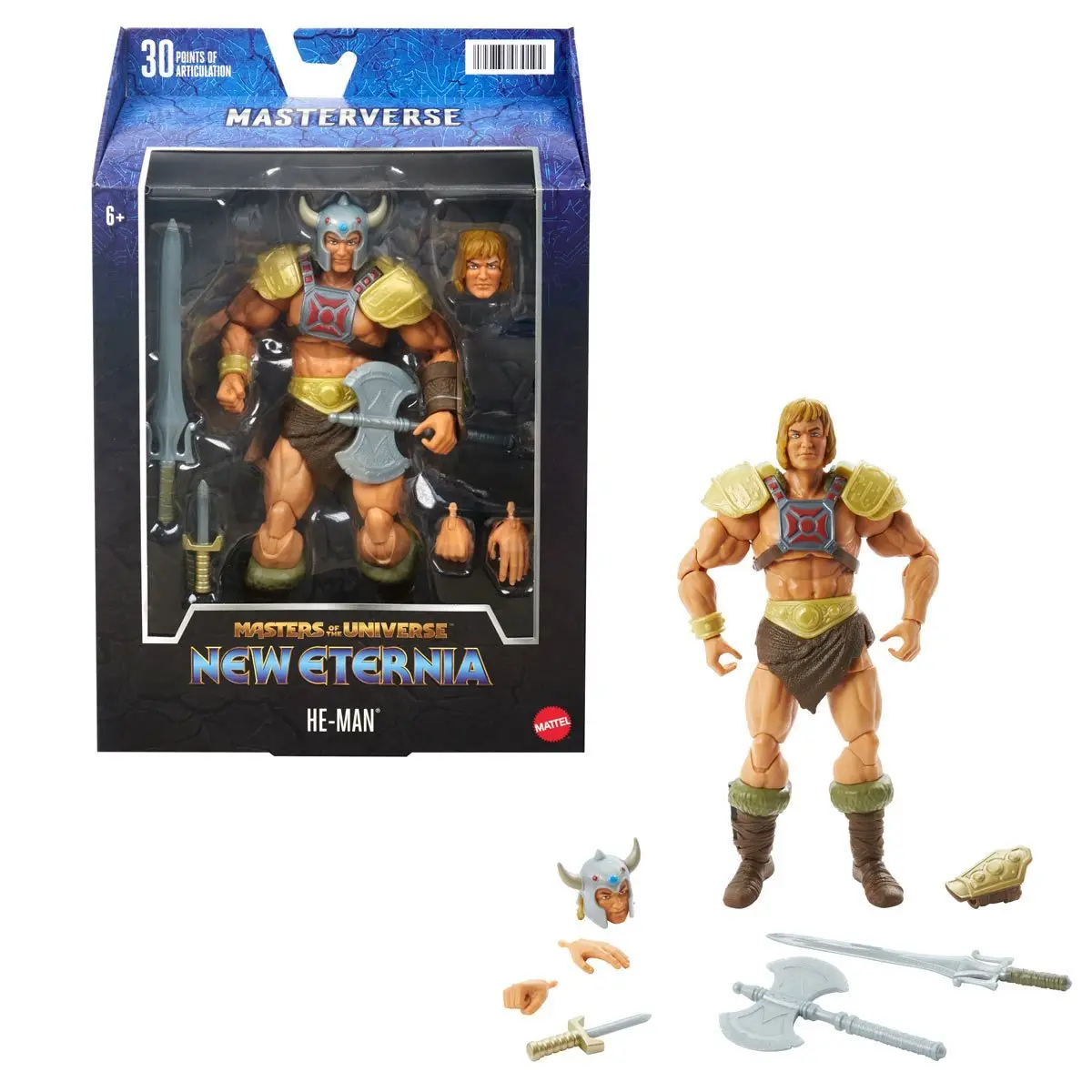 Motu Masters Of The Universe: New Eternia - Viking He-Man Action Figure (Hdr37) 1