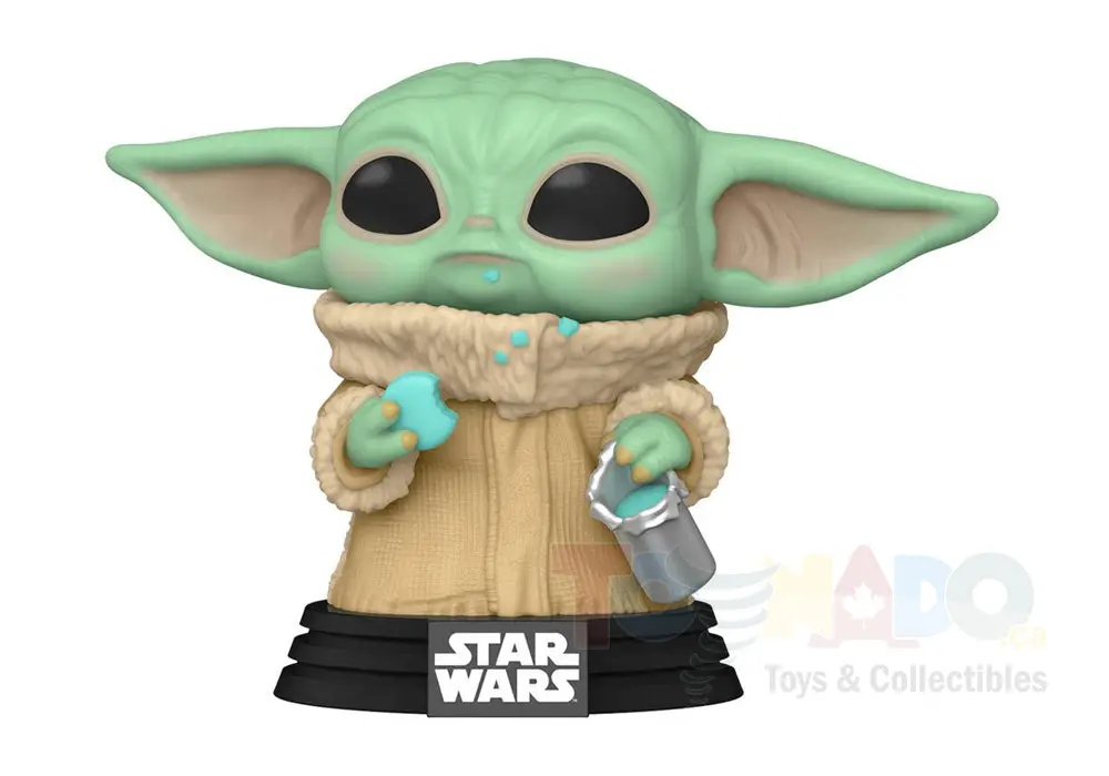 Funko Pop! Star Wars #465 - The Mandalorian - Grogu (With Cookies) Vinyl Figure (54531) 1