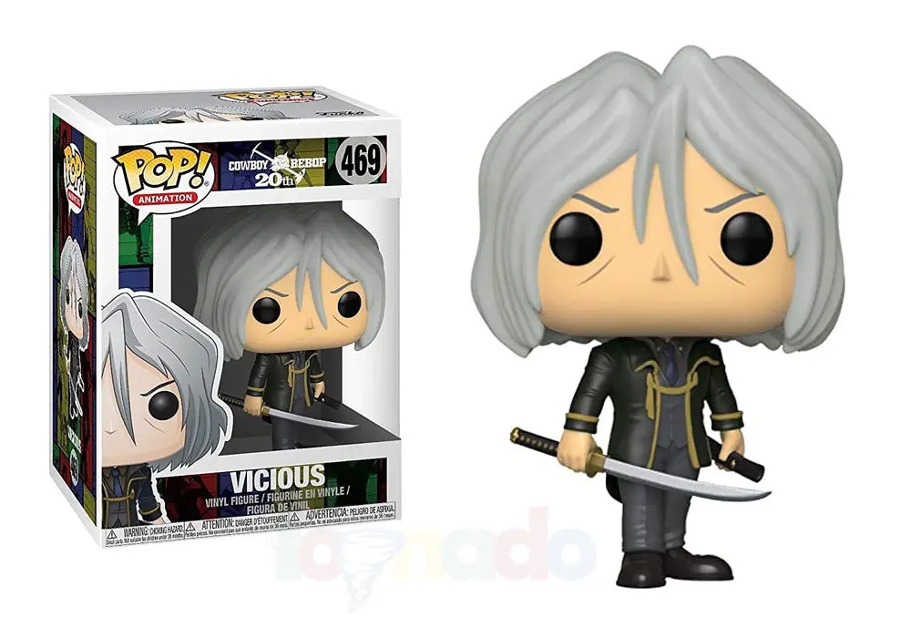 Funko Pop! Animation #469 - Cowboy Bebop 20Th - Vicious Vinyl Figure Last One! 1