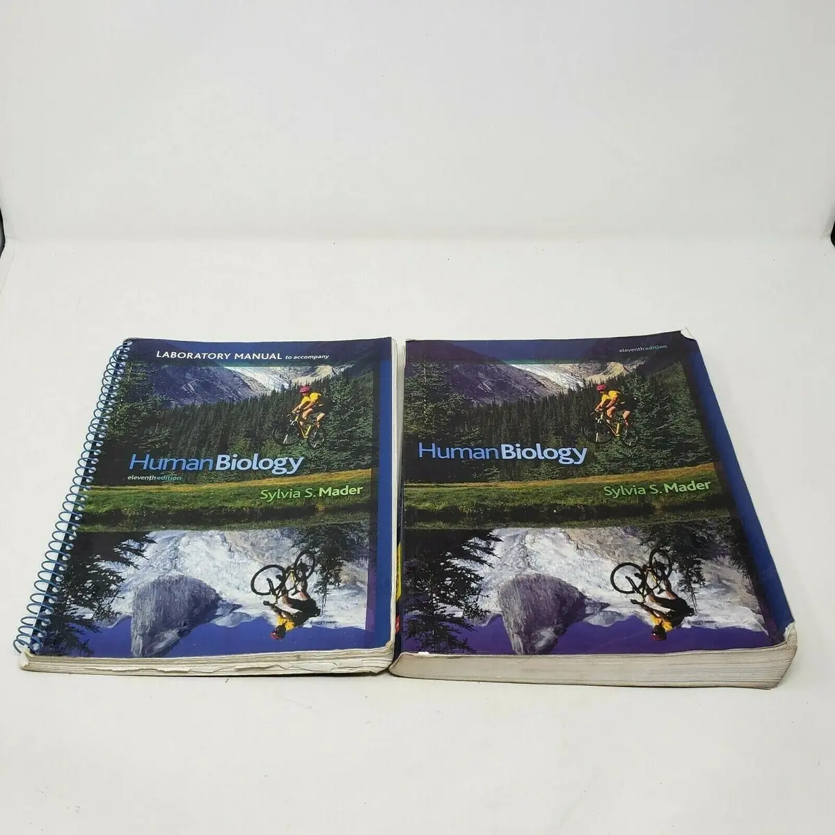 Human Biology Eleventh Edition Textbook + Laboratory Manual Sylvia S. Mader Book 1