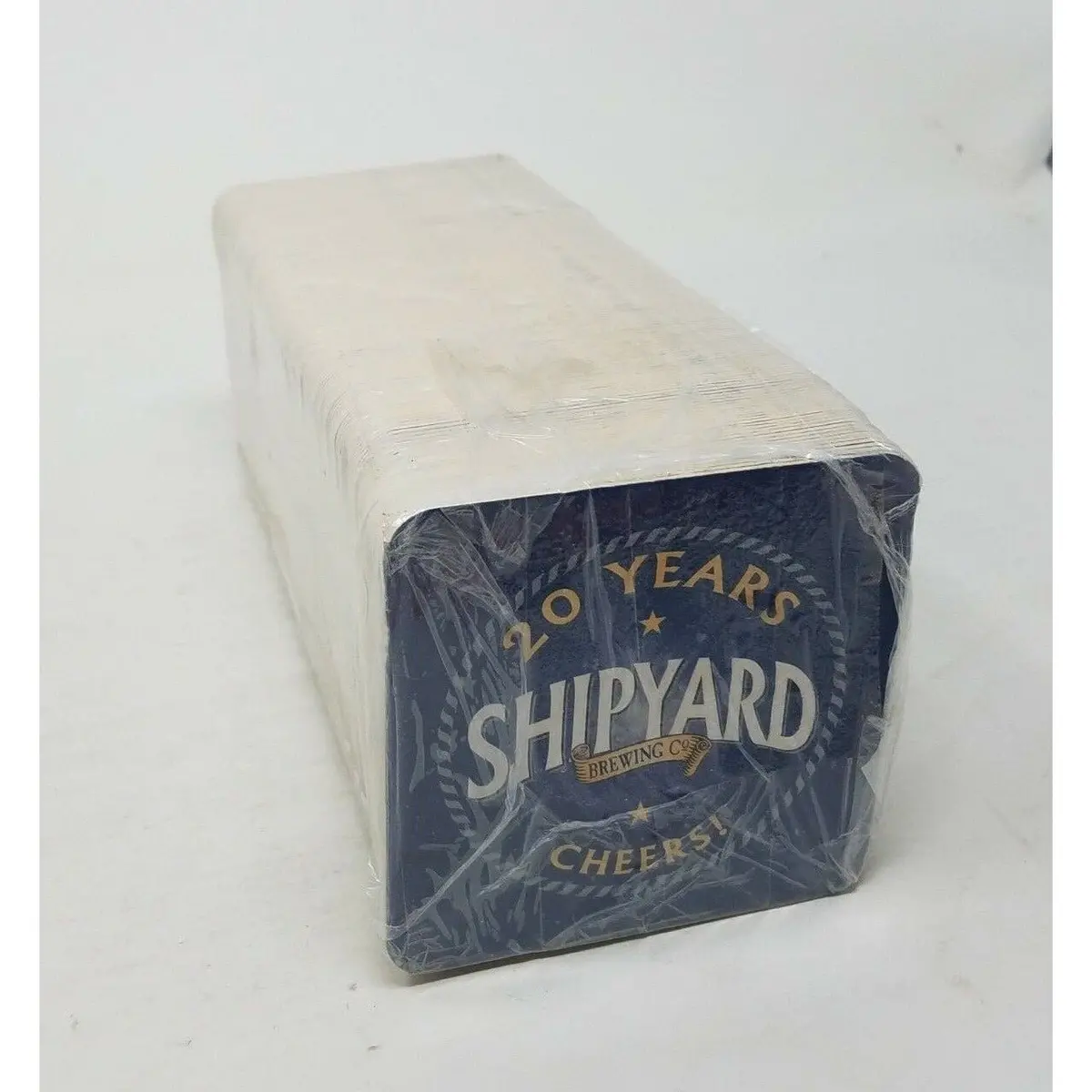 Shipyard Brewing Company 20 Years Cheers Paper Coasters Full Sleeve Barware 100+ 1