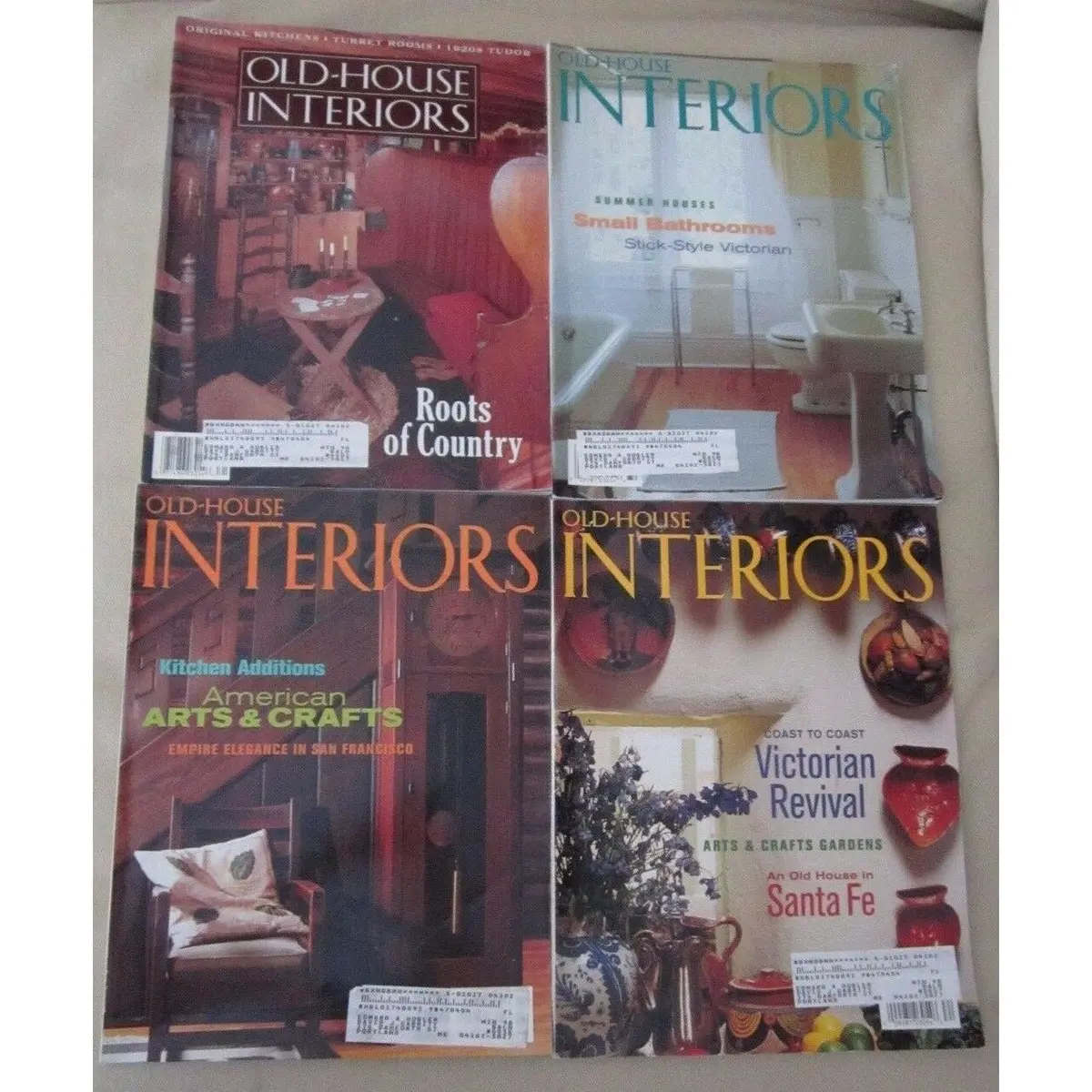 Old House Interiors Back Issues Magazines Lot 4 Entire Year 1997 Diy Remodeling 1
