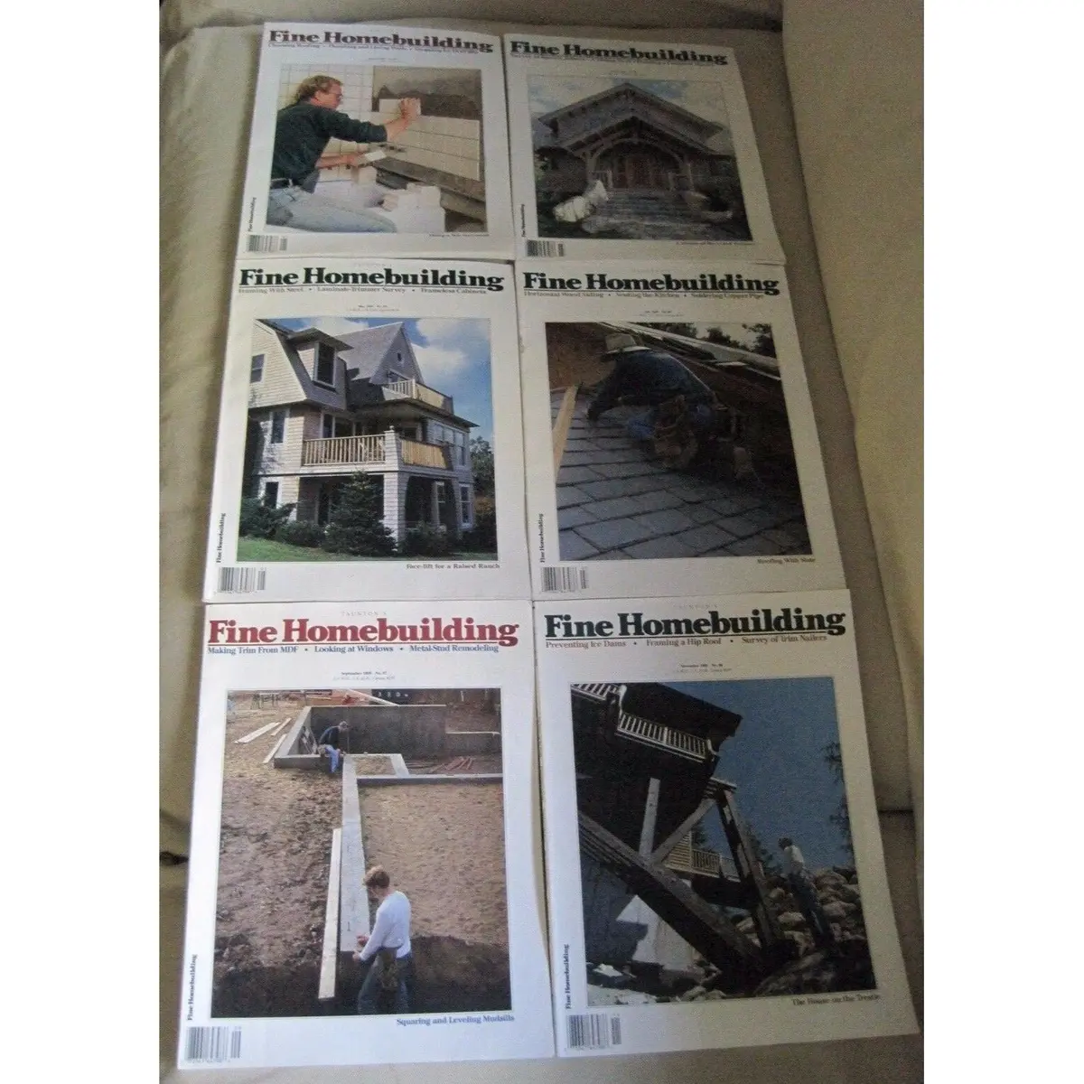 Fine Homebuilding Back Issues Magazines Lot Of 6 Entire Year 1995 Diy Remodeling 1