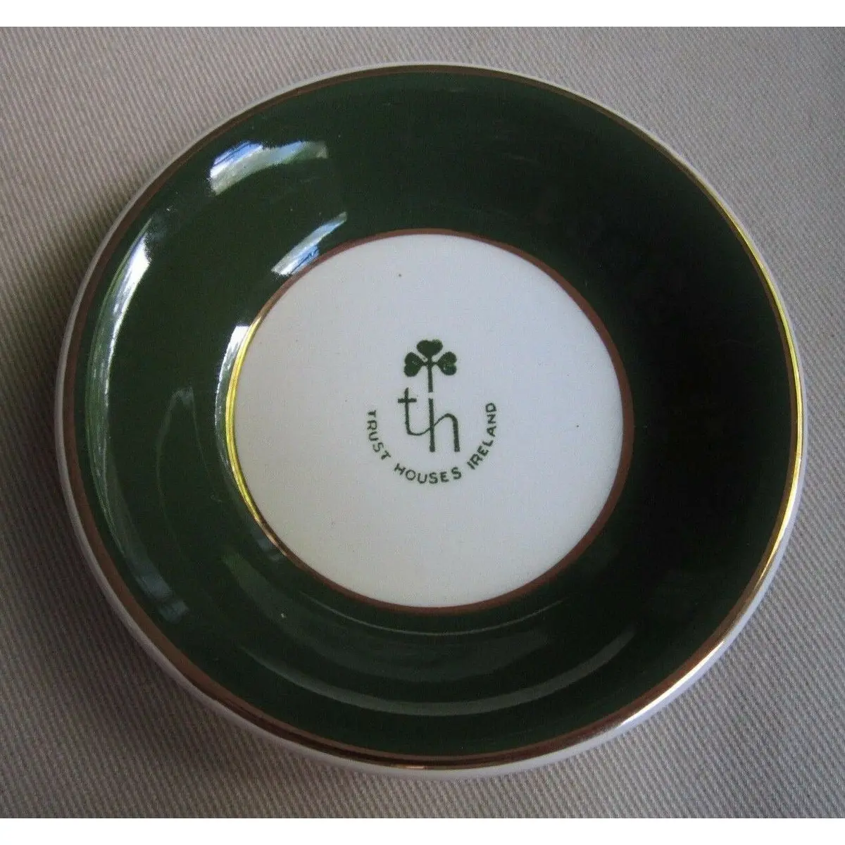 Vintage 1950'S Trust Houses Ireland Irish Porcelain Trinket Dish Ashtrtay Arklow 1