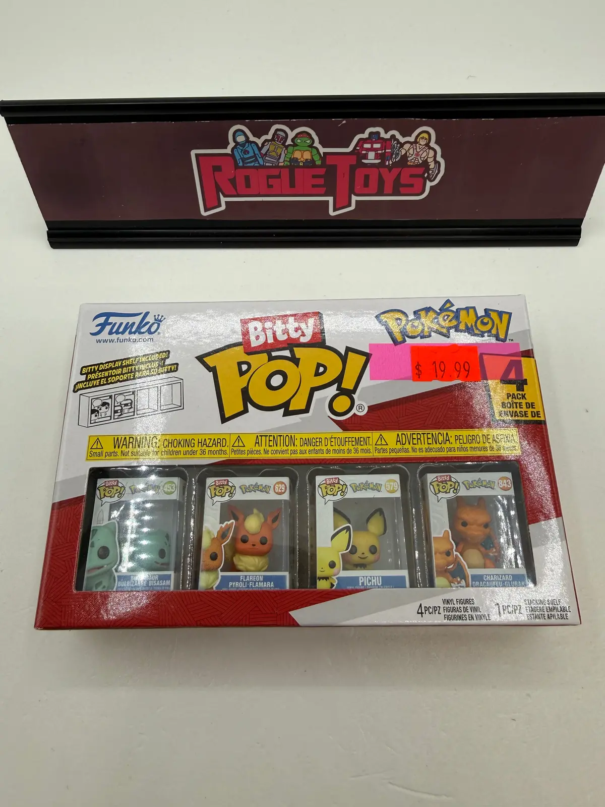 Funko Bitty Pop! Pokémon 4-Pack Bulbasaur / Flareon / Pichu / Charizard 1