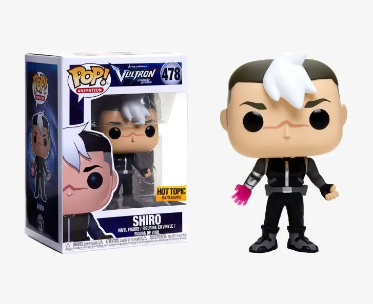 Funko Pop! Animation #478 - Voltron Legendary Defender - Shiro (Glow In The Dark) Vinyl Figure Exclusive 1