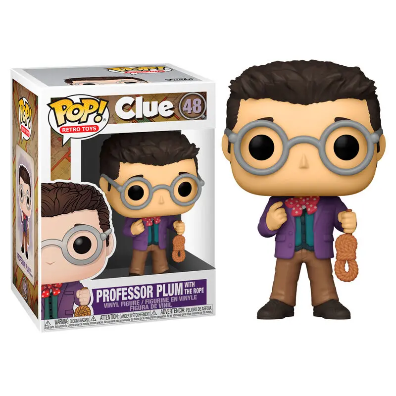 Funko Pop! Retro Toys #48 - Clue - Professor Plum (With The Rope) Vinyl Figure Last One! 1