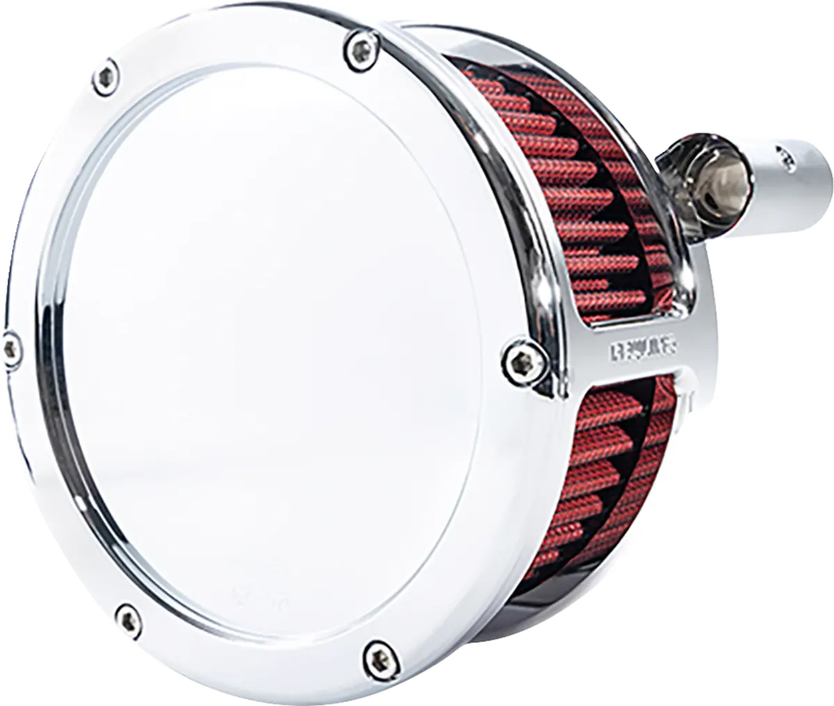 Feuling Parts Ba Air Cleaner Kit - Chrome With Red Filter - '08-'17 Dyna/Softail/Touring 5457 1