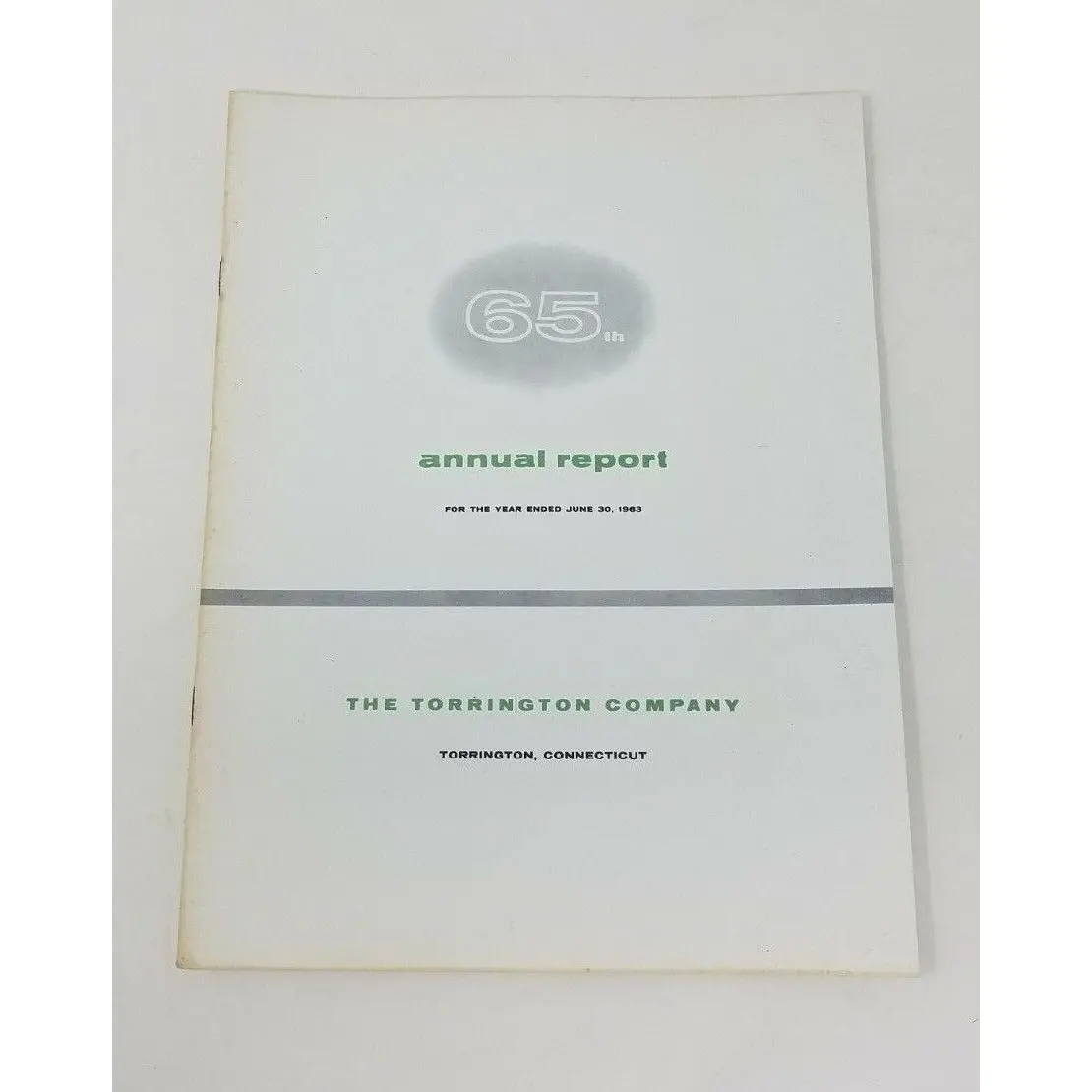 1963 Torrington Company Annual Report Shareholders Year End Financials 65Th Year 1