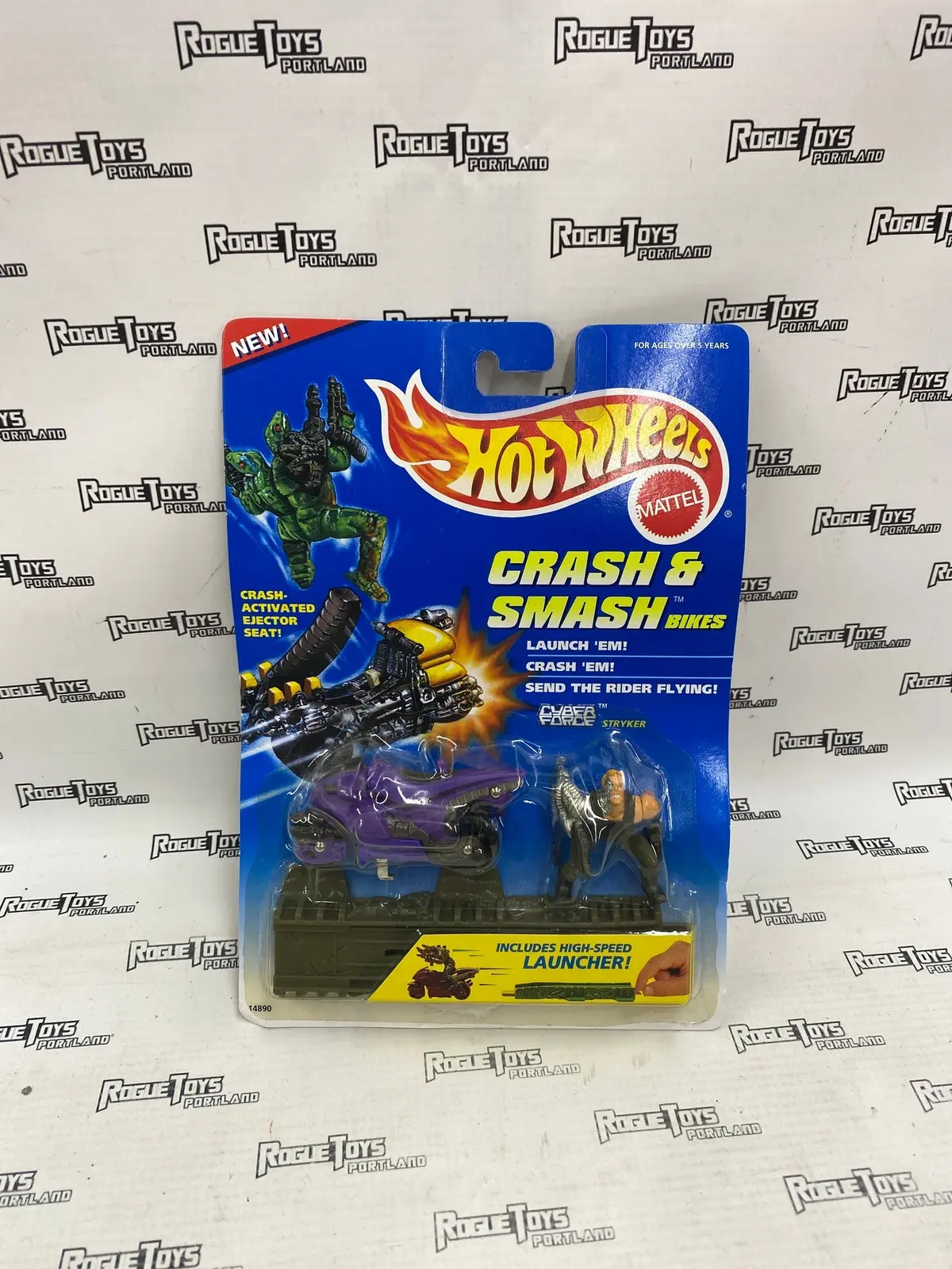Hot Wheels Crash & Smash Bikes Cyber Force Stryker 1