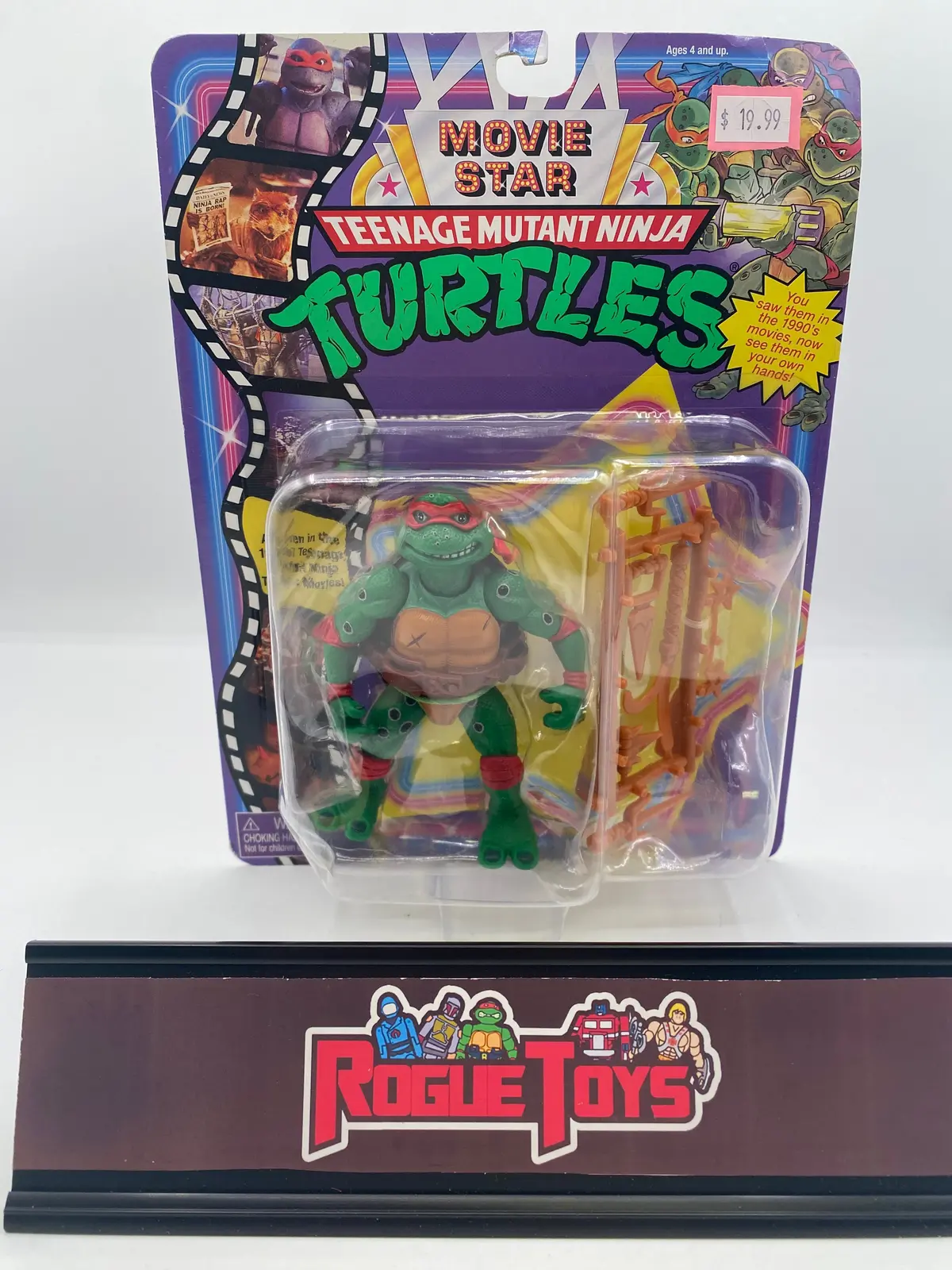 Playmates Movie Star Teenage Mutant Ninja Turtles Movie Star Raphael 1