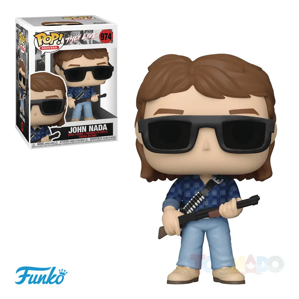 Funko Pop! Movies #974 - They Live - John Nada (Rowdy Piper) Vinyl Figure (49148) Low Stock 1