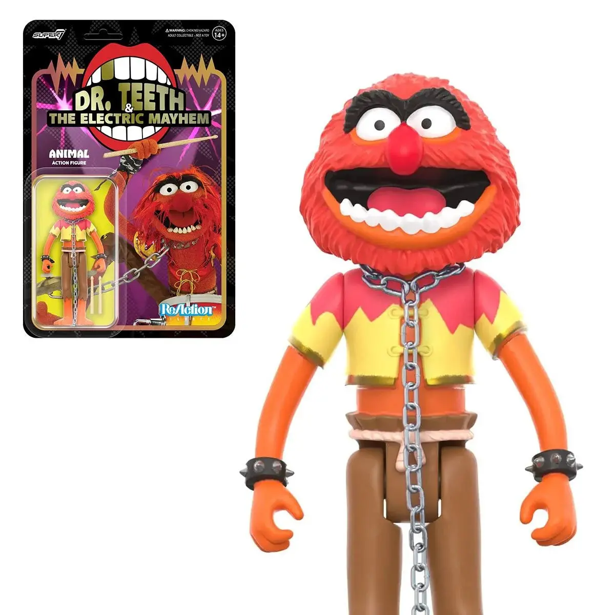 Super7 - The Muppets - Wave 1 - Dr. Teeth & The Electric Mayhem - Animal Reaction Figure (82148) 1