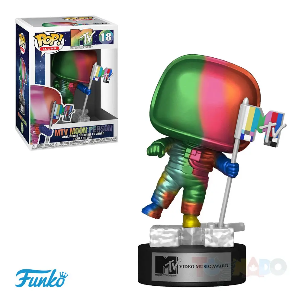 Funko Pop! Icons #18 - Mtv: Music Television - Mtv Moon Person Vinyl Figure (49459) 1