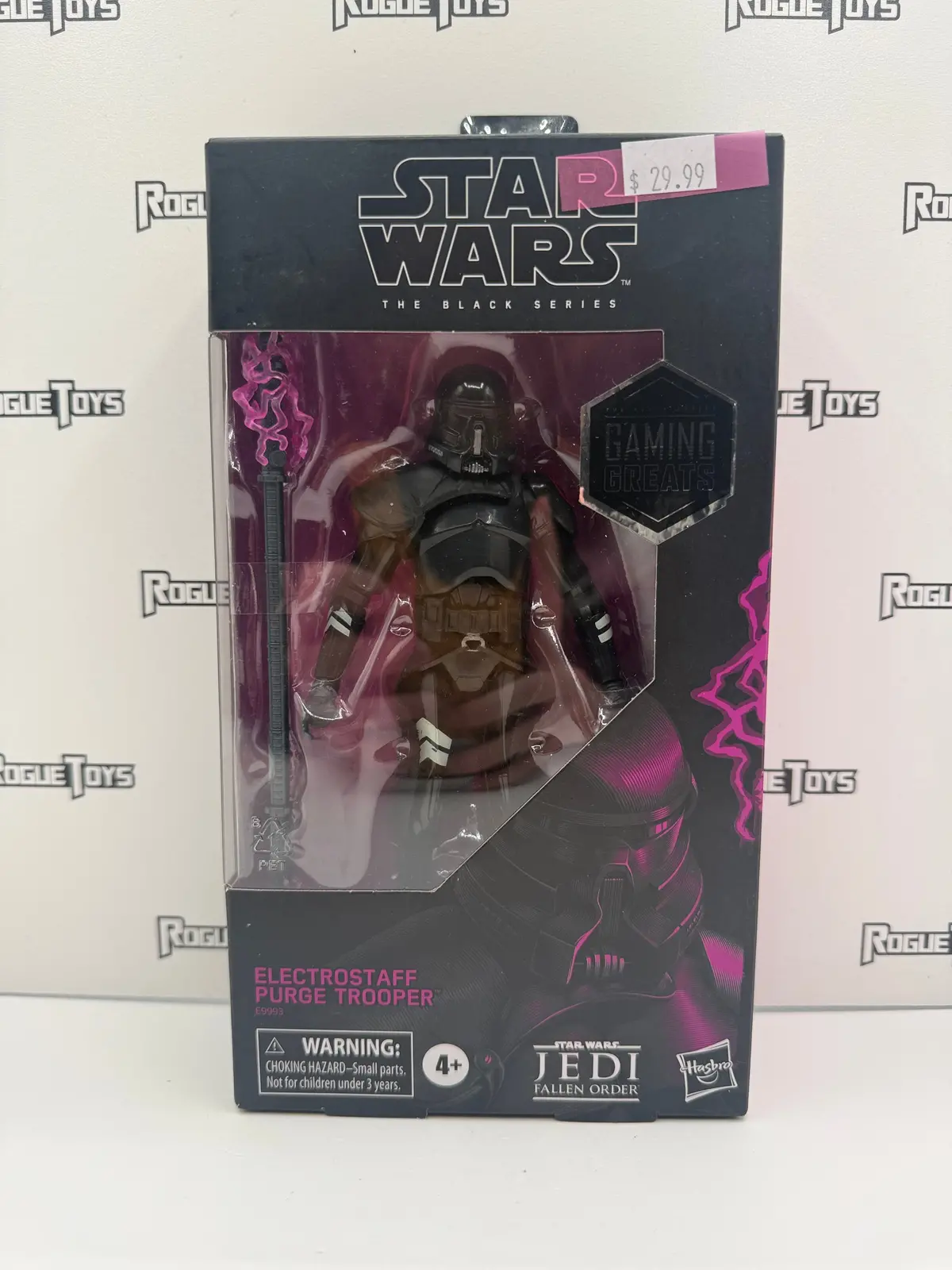 Hasbro Star Wars The Black Series Gaming Greats Star Wars Jedi: Fallen Order Electrostaff Purge Trooper 1