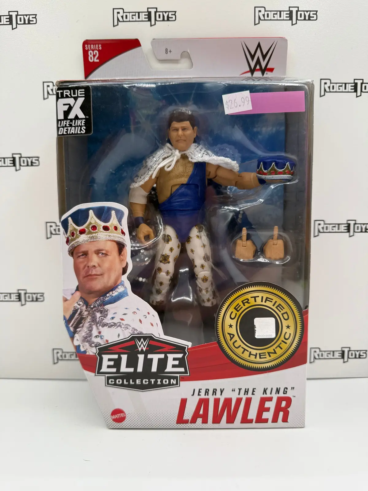 Mattel Wwe Elite Collection Series 82 Jerry “The King” Lawler 1