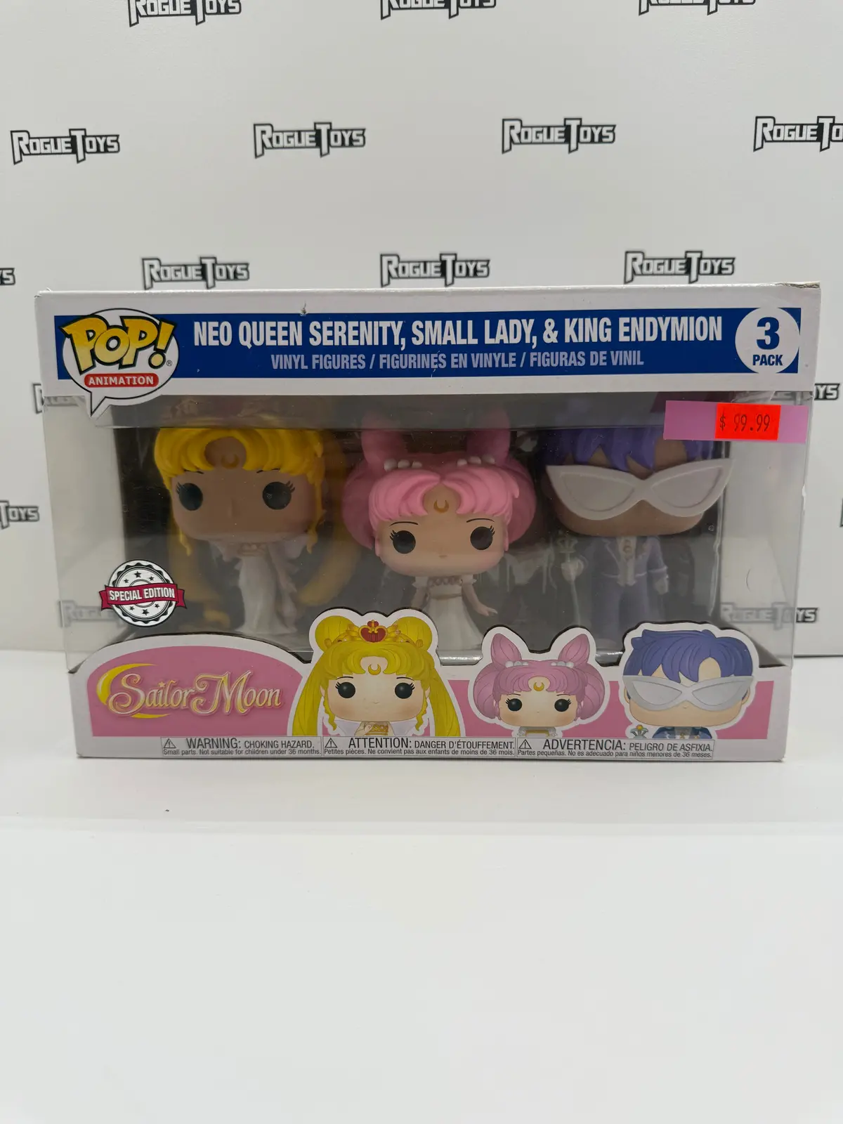 Funko Pop! Animation Sailor Moon Neo Queen Serenity, Small Lady, & King Endymion (Special Edition) 1