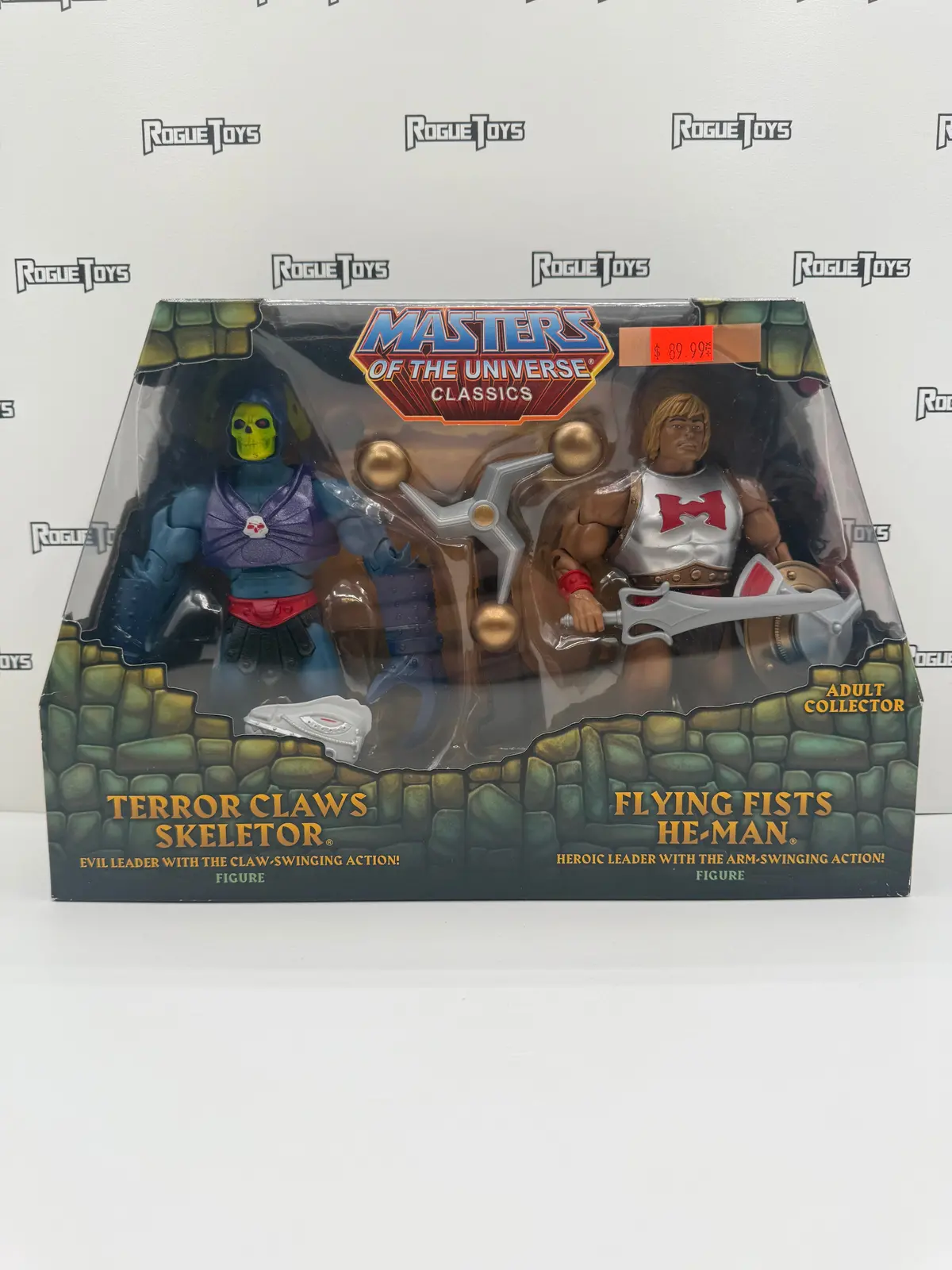 Mattel Masters Of The Universe (Motu) Classics Terror Claws Skeletor & Flying Fists He-Man 1