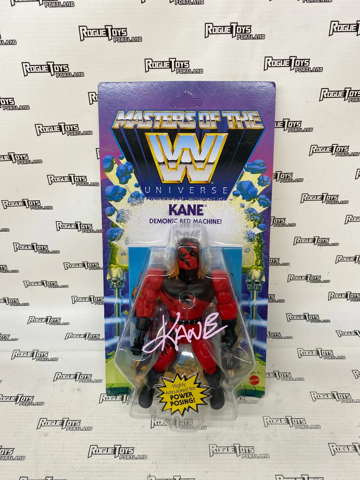Autographed Masters Of The Wwe Universe Kane 1